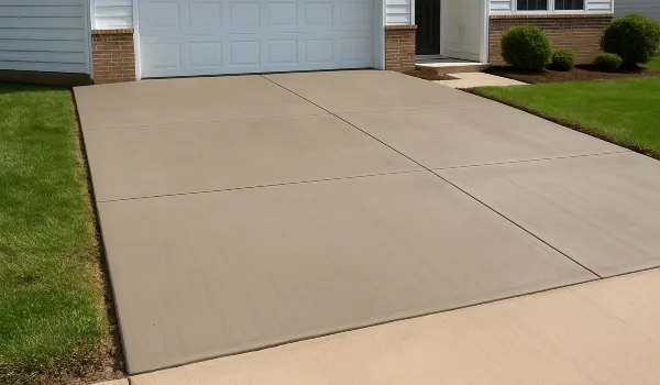 a brand new concrete driveway from San Antonio Concrete Contractor in Live Oak, TX - Live Oak TX