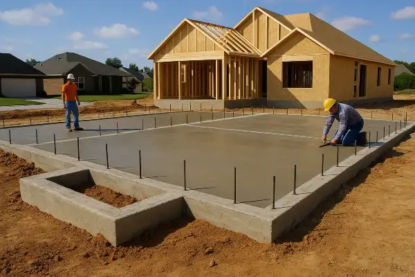 concrete foundation to build a new house from San Antonio Concrete Contractor in New Braunfels, TX - New Braunfels TX