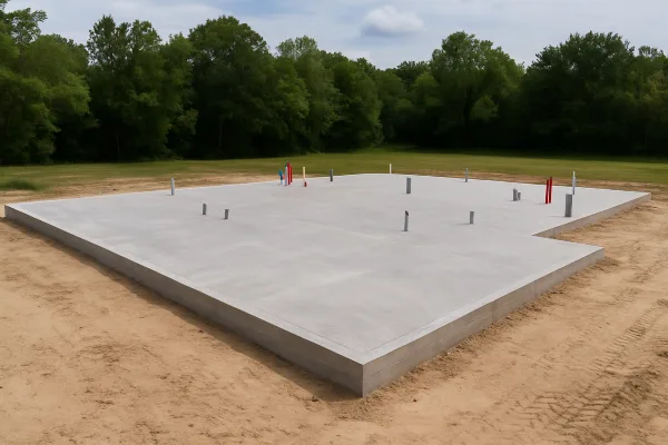 a new concrete foundation for a house from San Antonio Concrete Contractor in San Antonio, TX - residential concrete contractor
